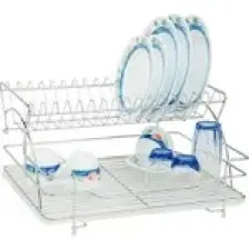 Ece Metal De Luxe Iki Katlı Paslanmaz Krom Bulaşıklık 40281