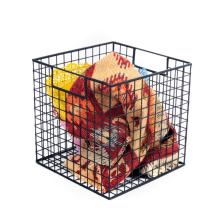 Wess Dizayn Metal Kafes Tel Dekoratif Grid Kare Sepet WD-104