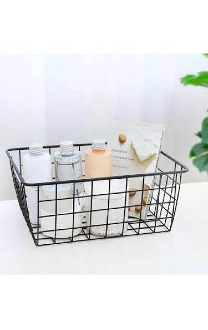 Orsa Home 004 Mat Siyah 2'li Organizer Sepet