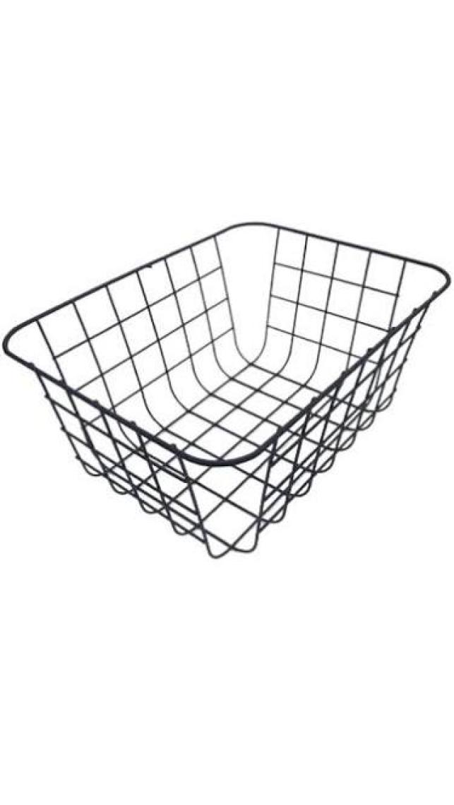 Orsa Home 004 Mat Siyah 2'li Organizer Sepet
