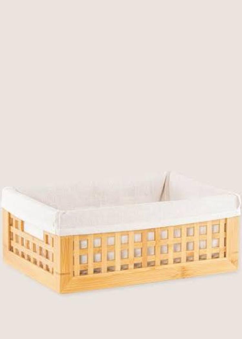 Chakra Bambu Sepet S 34 x 23,5 x 13 cm Natural