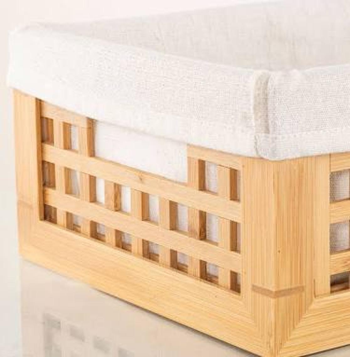 Chakra Bambu Sepet S 34 x 23,5 x 13 cm Natural