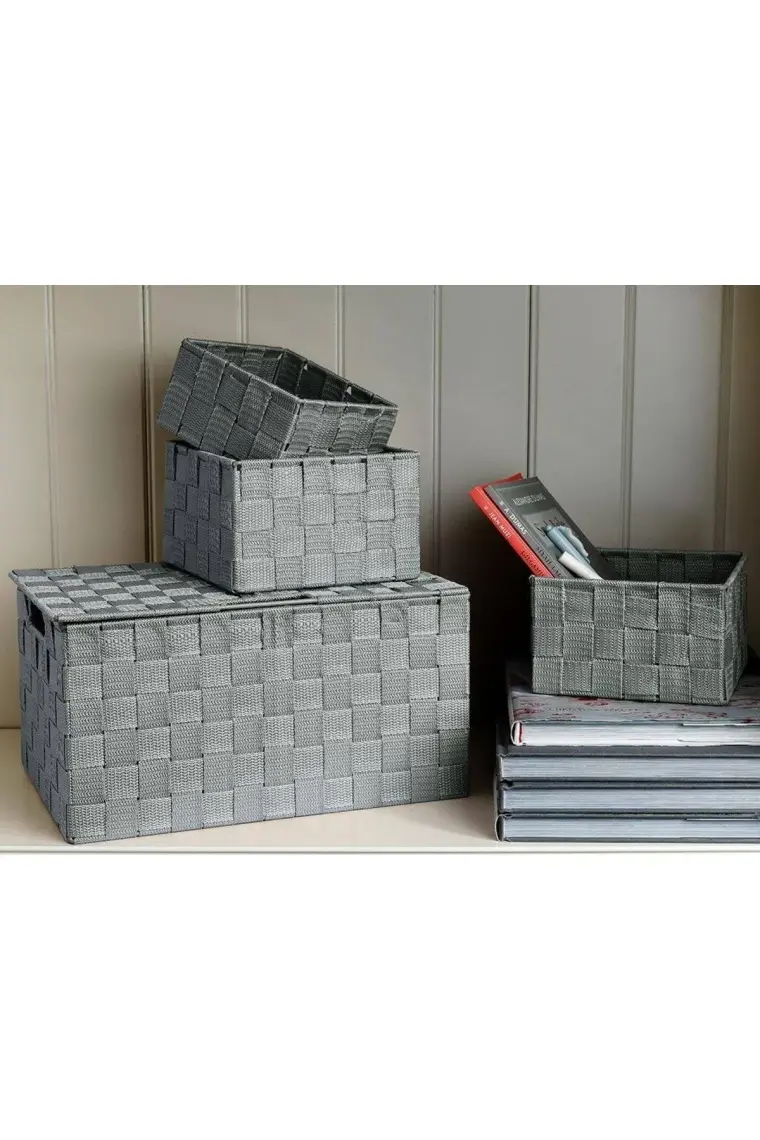 English Home Shine Polipropilen Sepet 16x16x9,5 cm Açık Mavi