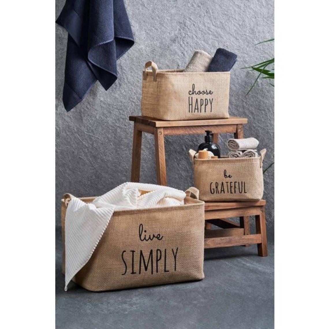 Ocean Home Textile 3'lü Set Jüt, Dolap İçi Çamaşır Çocuk Odası Oyuncak Düzenleyici Katlanır Saklama Sepeti Organizer