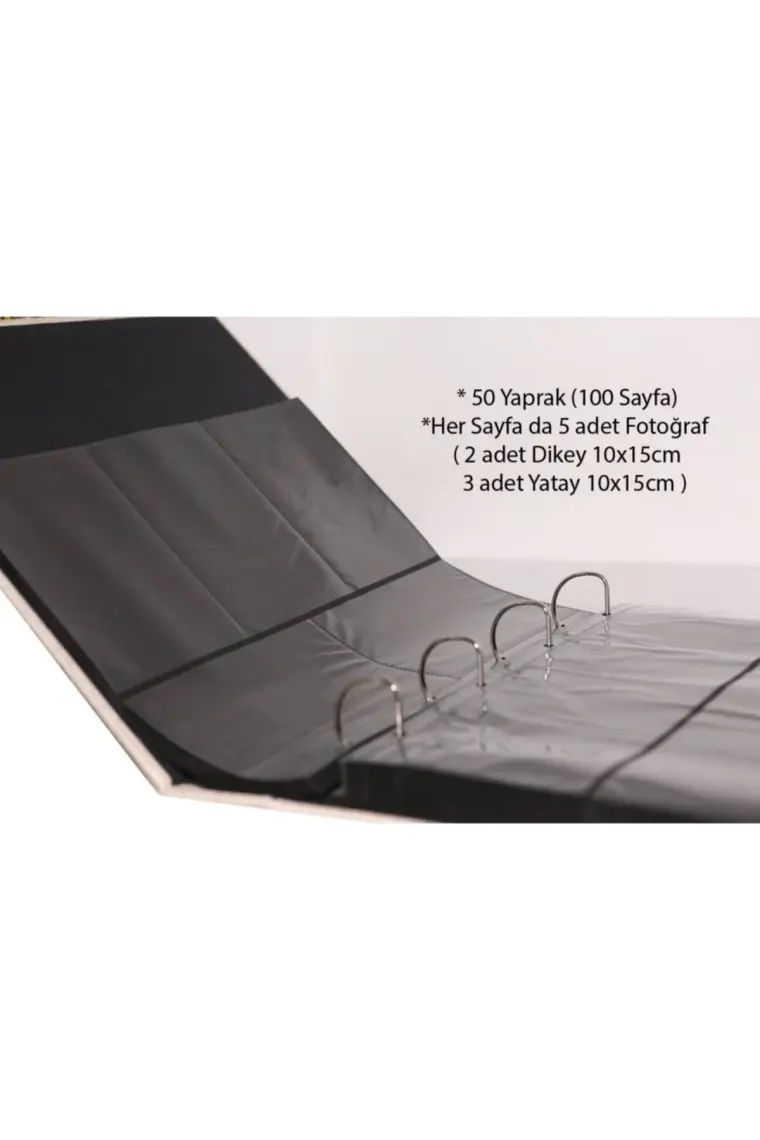 GünTech 10X15 500 Lük Koton Fotoğraf Albümü Koton Vizon