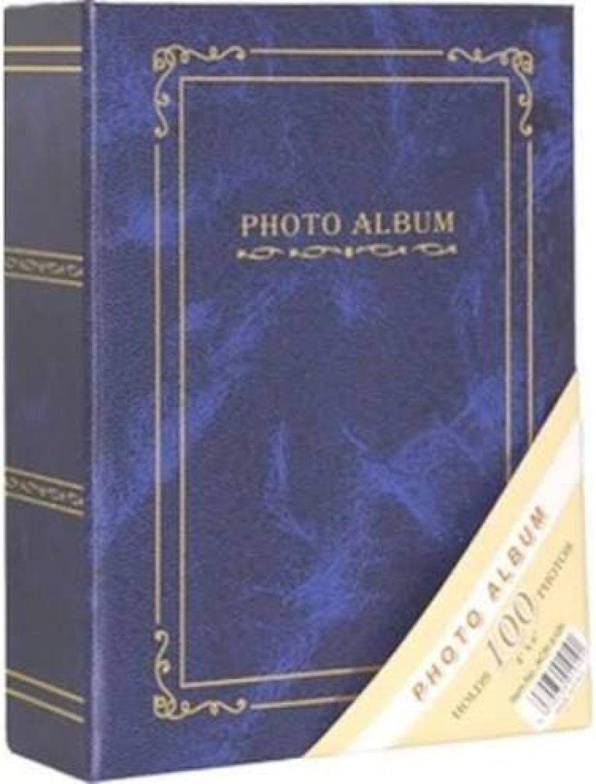Acr 100’lük 10 x 15 cm Ciltbezli Fotoğraf Albümü "Mavi"