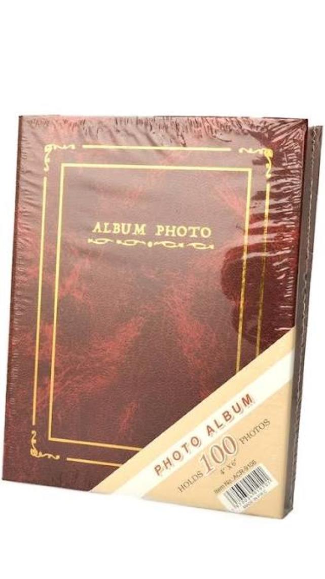Acr 100’lük 10 x 15 cm Ciltbezli Fotoğraf Albümü "Mavi"