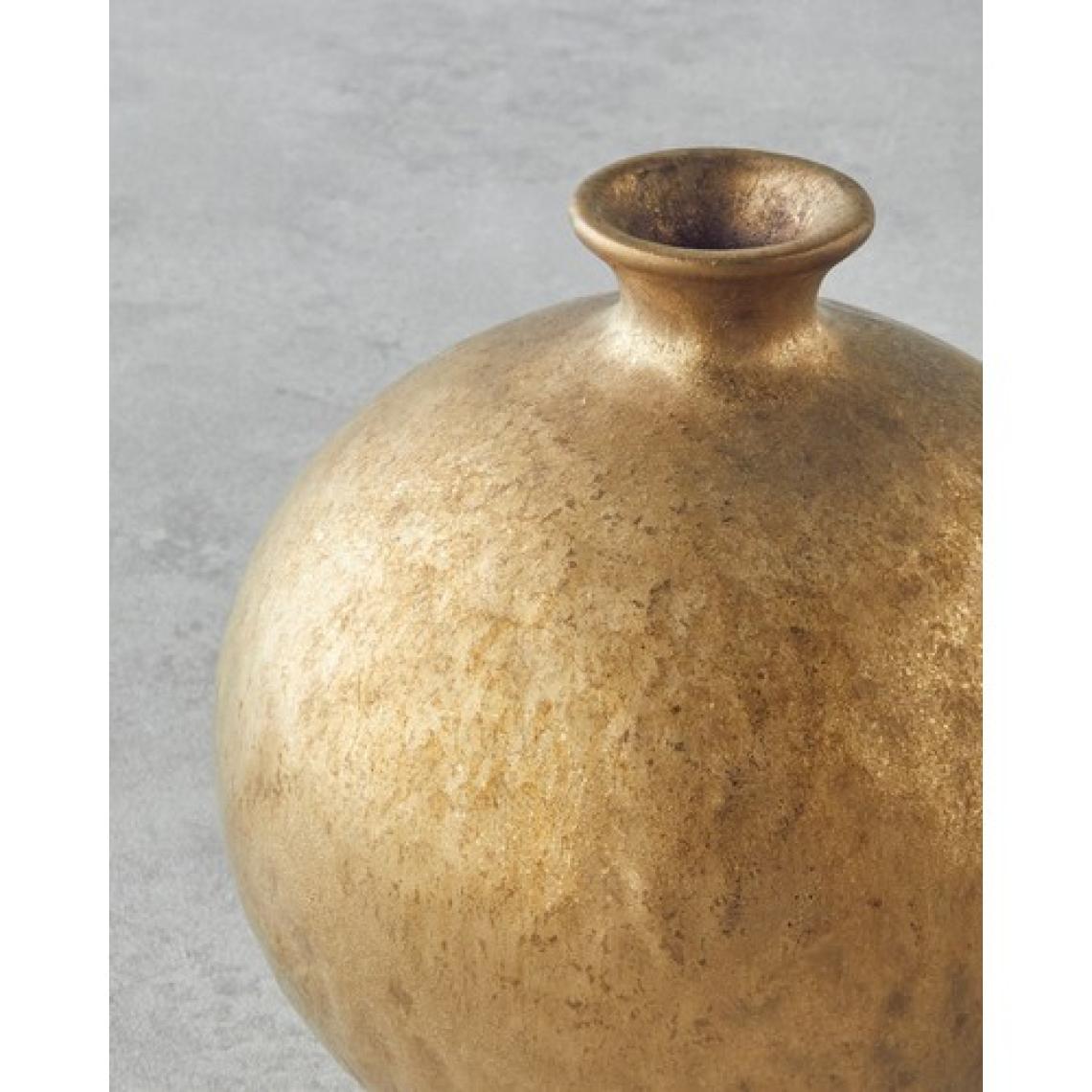 Tresa Seramik Vazo 14 cm Gold