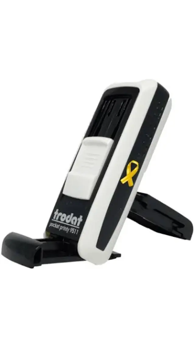 Trodat 9511 Yeşil Gövdeli Kişisel Küçük Boy Kaşe 38 x 14 mm