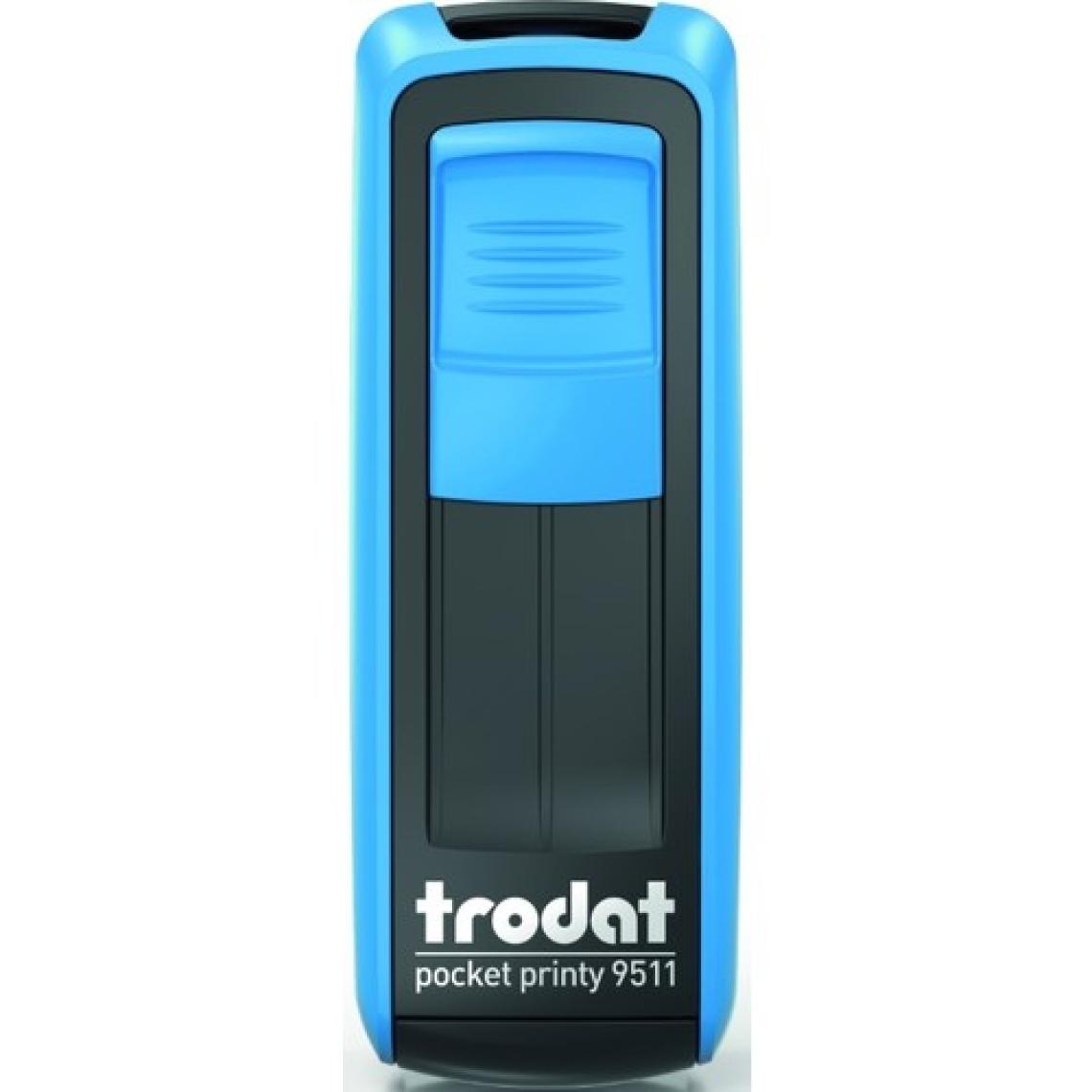 Trodat 9511 P4 38 x 14 mm Mavi/mavi Keçe Cep Kaşesi