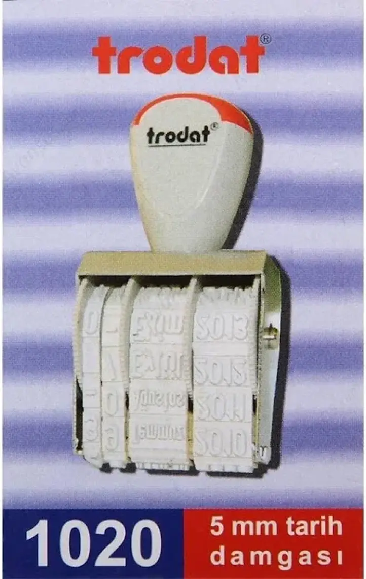 Trodat Tarih Damgası Türkçe 1020 Modeli 5 mm.