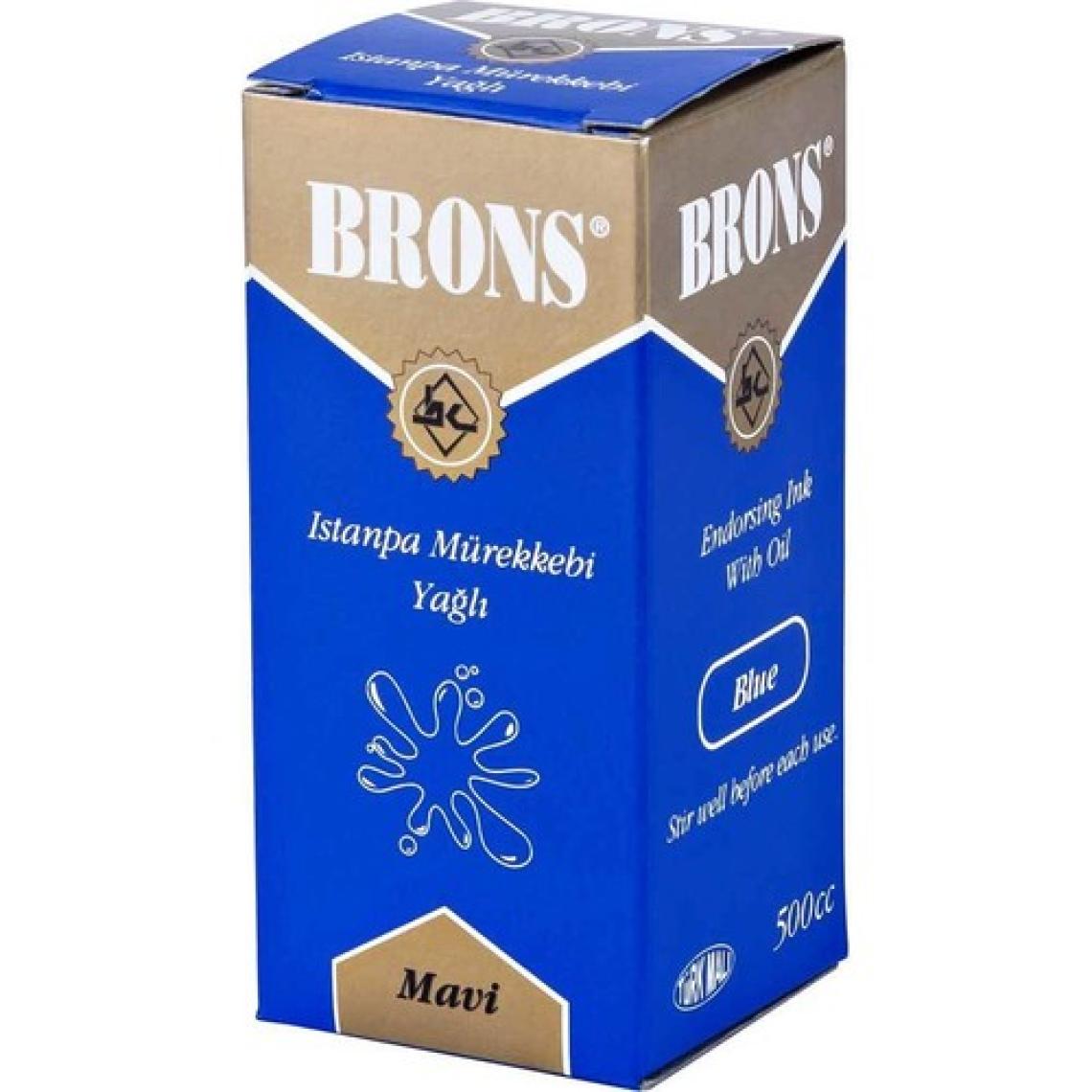 Brons Istampa Mürekkebi 500cc. Mavi