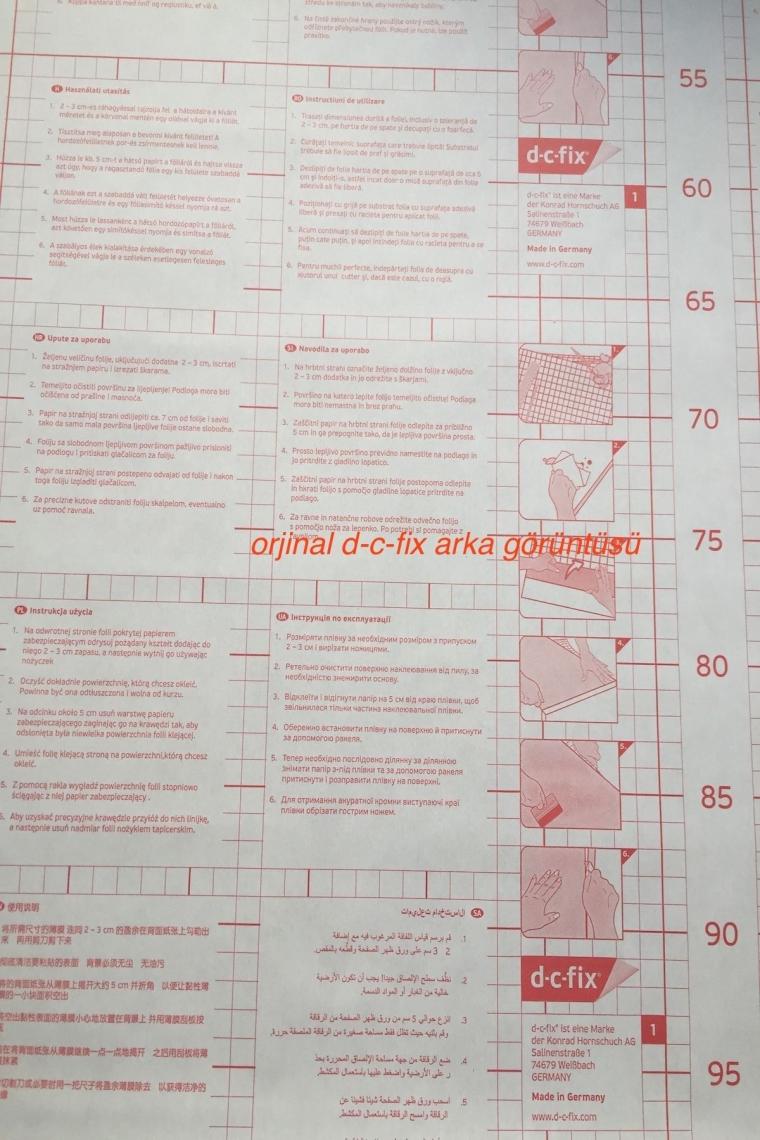 D-c-fix 346-0047 Mermer Desen Kendinden Yapışkanlı Folyo