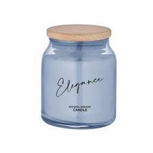 Dream Ahşap Kapaklı Cam Tasarım Kokulu Candle Mum