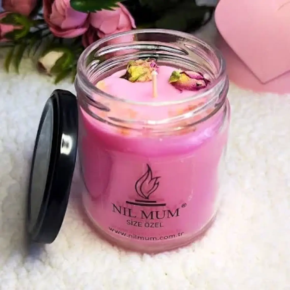 Nil Mum Aromaterapi Soya Mum 260 gr Büyük