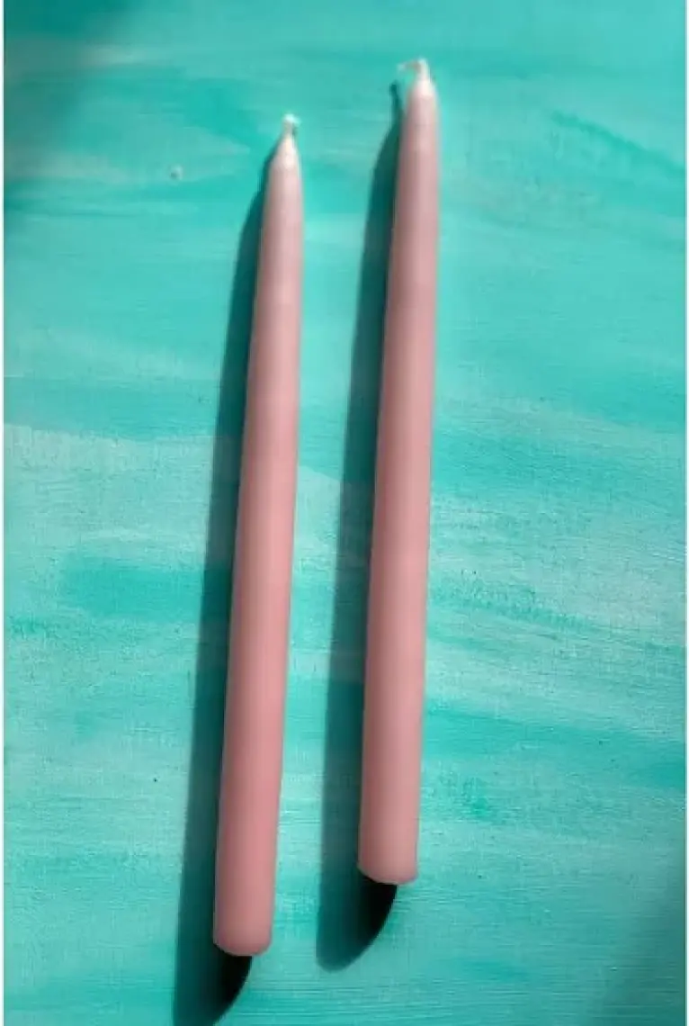 Gizemli Home Pembe Şamdan Mumu 2 Adet