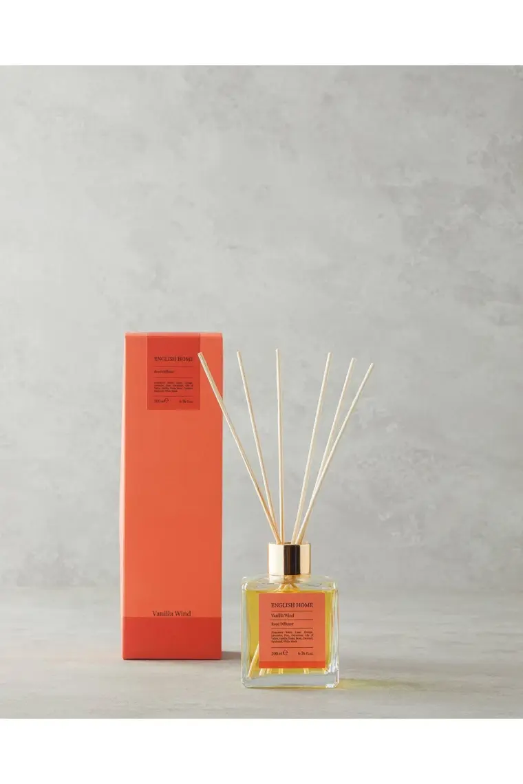English Home Vanilla Wind Çubuklu Oda Kokusu 200 ml Krem