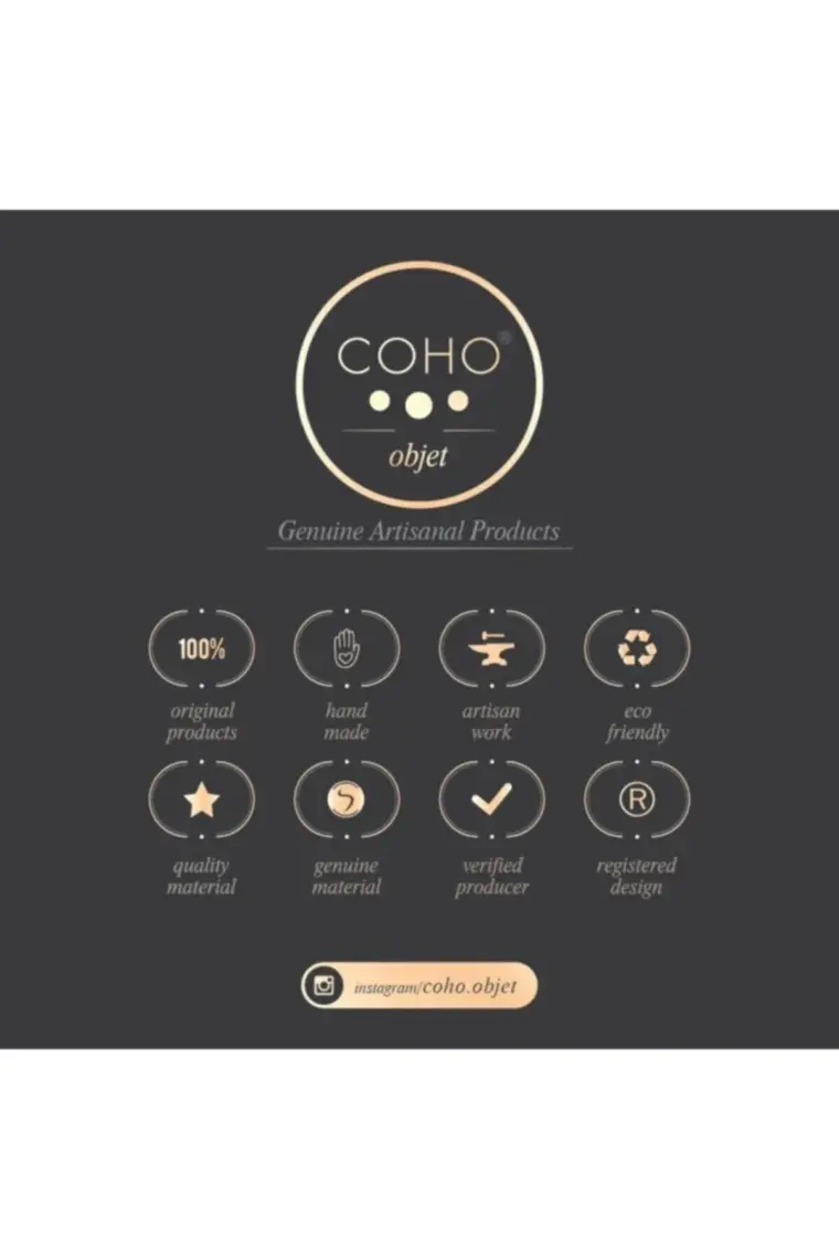 Coho Antique Meditation Bakır Kumlu Tütsülük