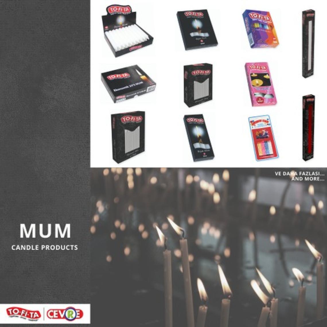 To-Fi-Ta Tea Light Mum 8'li