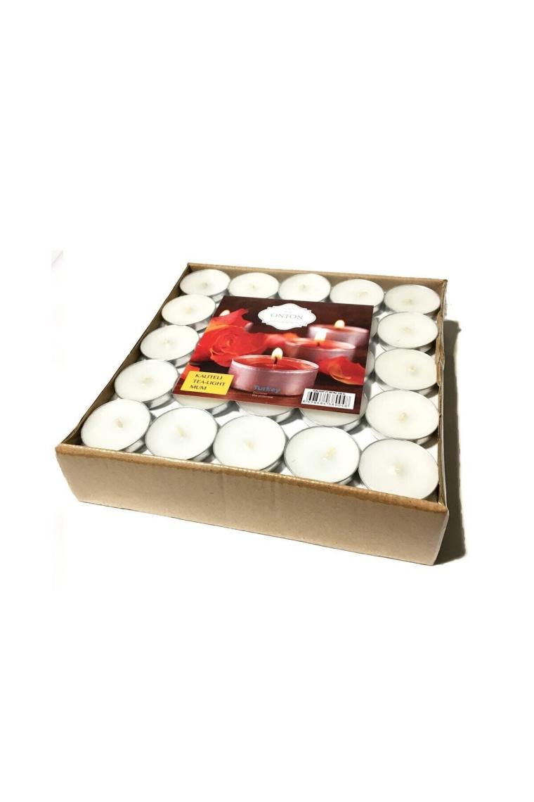 Çetin Shop Tealight Mum Beyaz 100 Adet