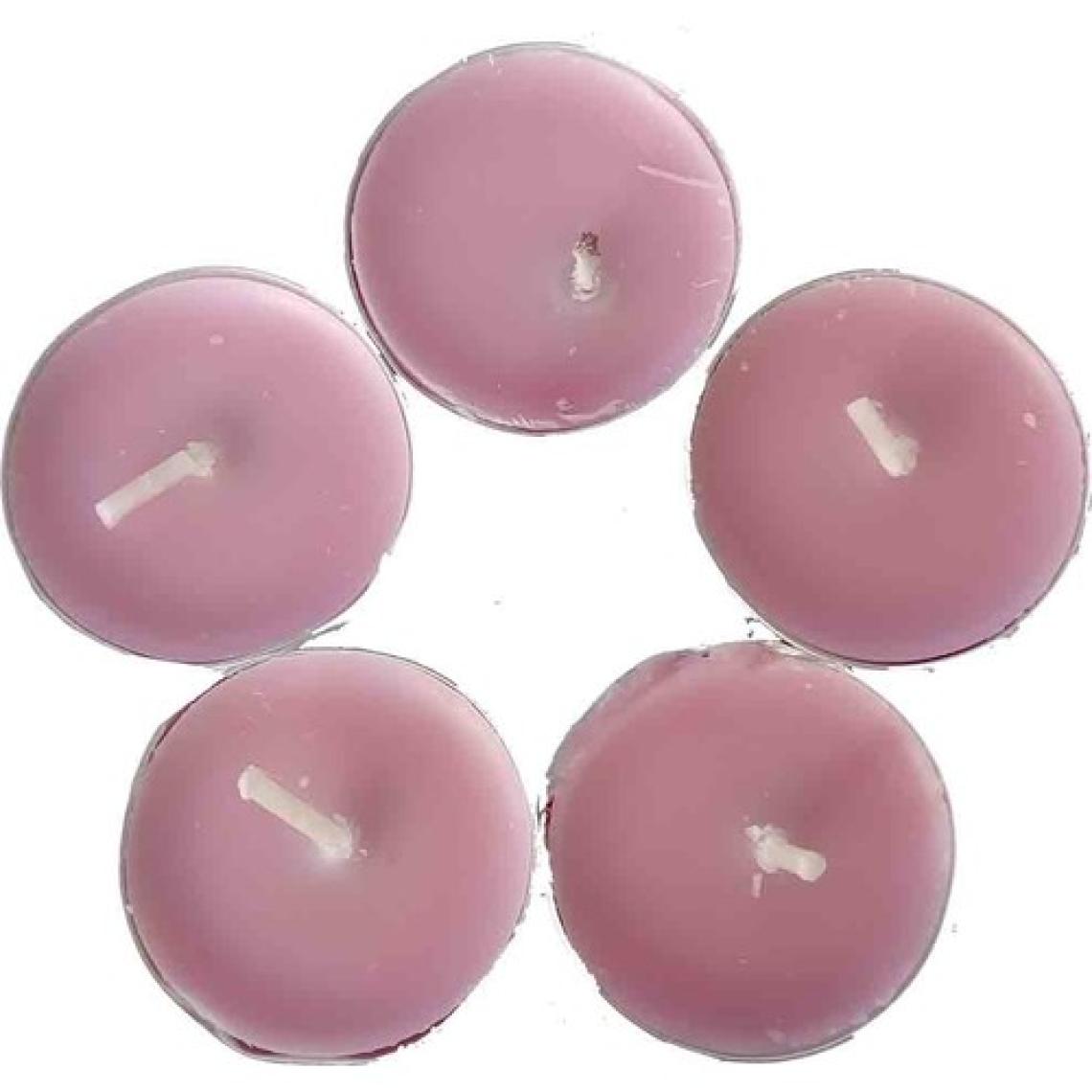 Ksmart Tea Lights Pembe Mum 5 Adet