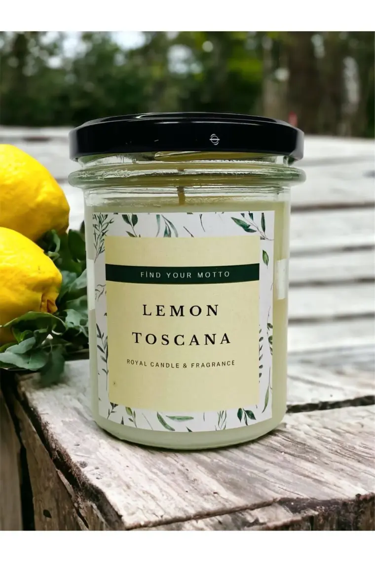 Royal Mum Lemon Toscana Kokulu - Naturel Kavanoz Mum