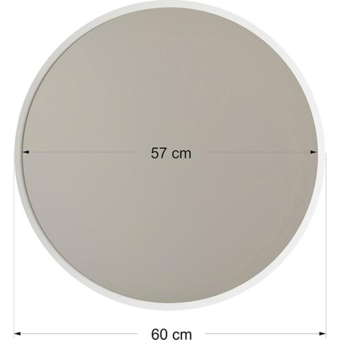 Neostill - Dekoratif Yuvarlak Ayna Beyaz A706