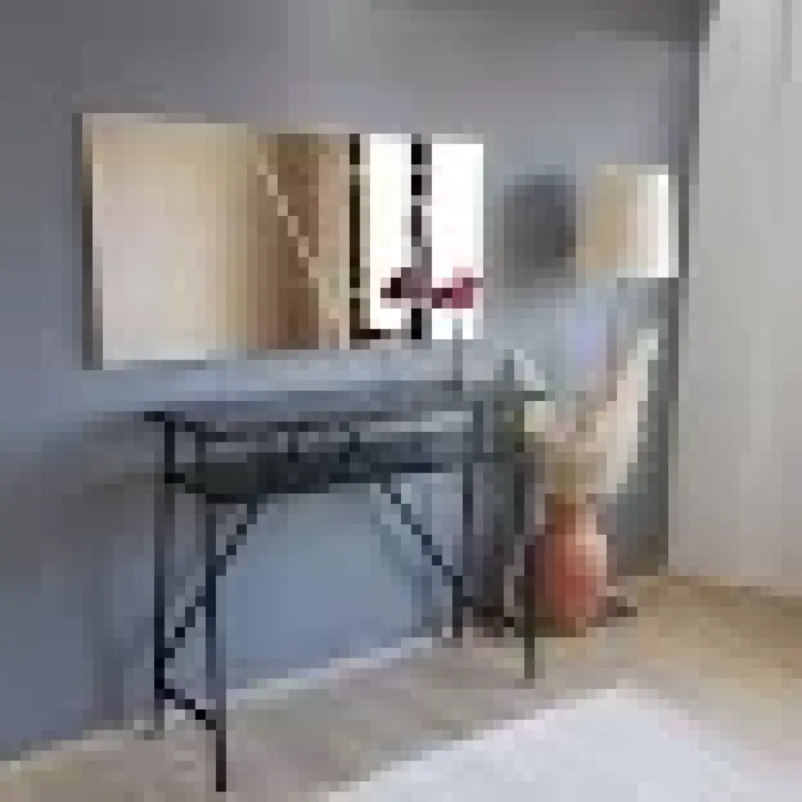 Neostill-Bronz Ayna Dekoratif Desenli Duvar Salon Boy A309-D