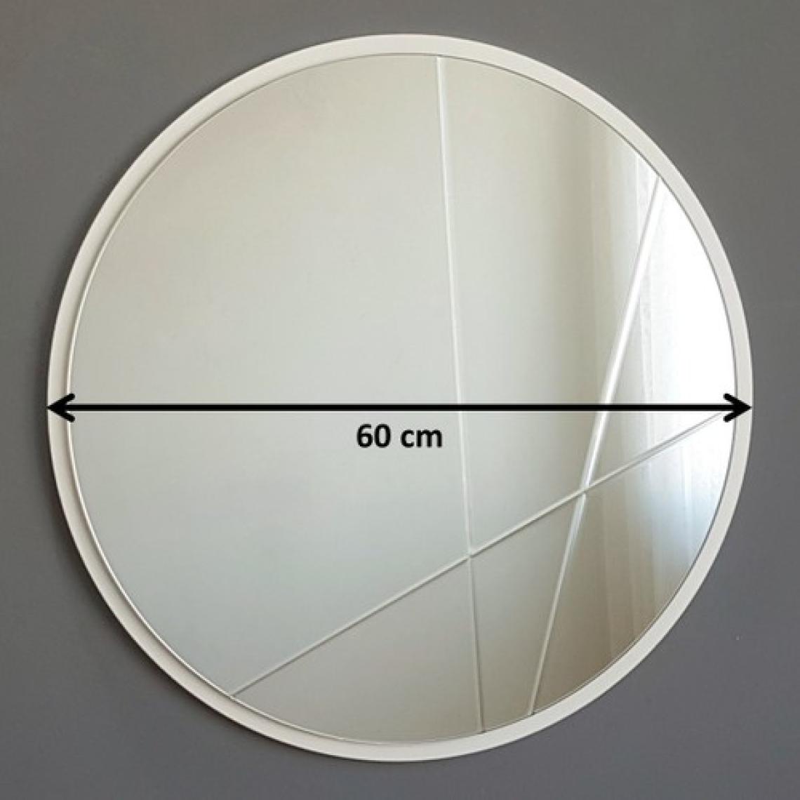 Neostill Dekoratif Ayna Modern Desen 60 cm Yuvarlak