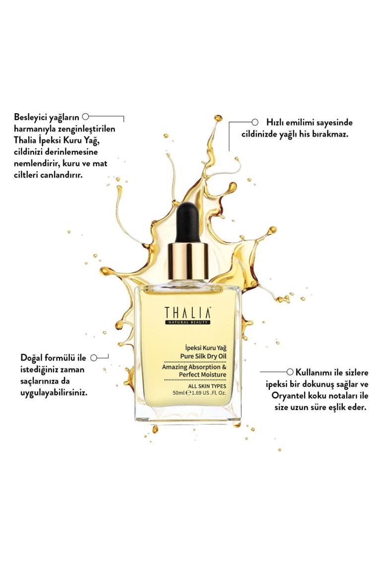 Besleyici İpeksi Nemlendiricili Kuru Yağ 50 ml