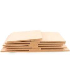 Emily Samy  Sunta Kare Tahta Beyaz Kahverengi Hobi Hammadde 15X15 12'li Paket ST0001