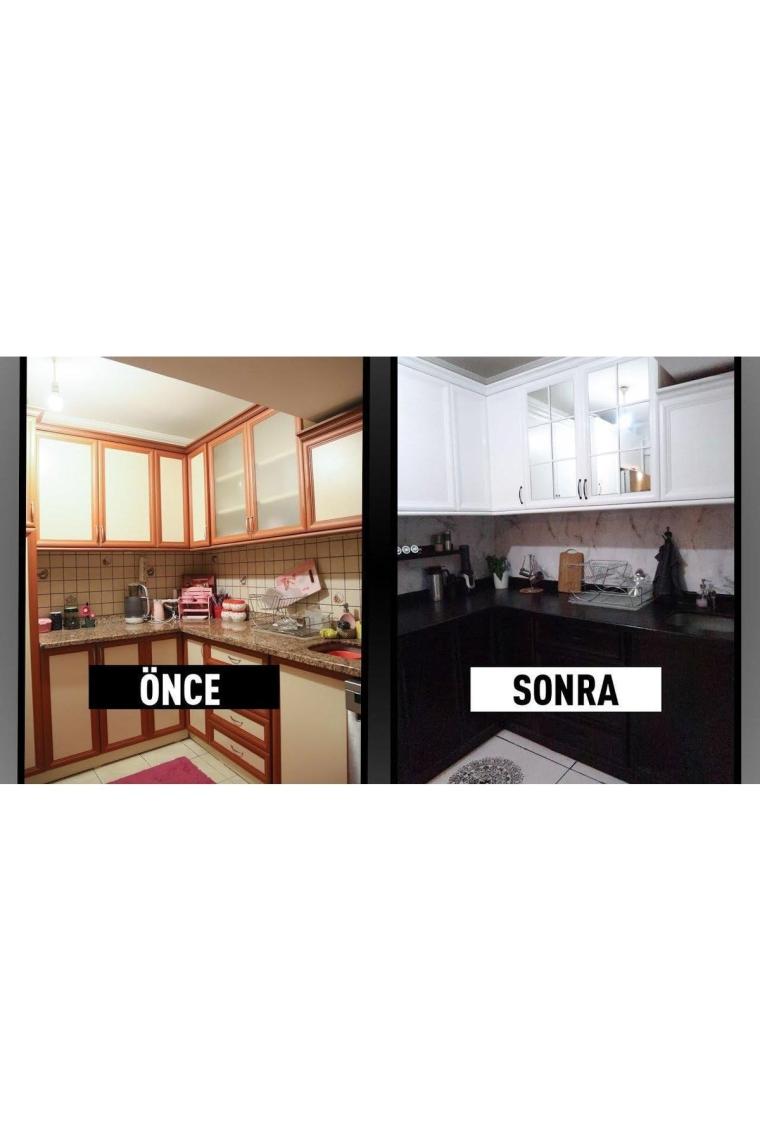 Parlak Beyaz Mobilya Ve Dolap Kaplama Folyosu 68 Cm 68 Cm X 2 Metre