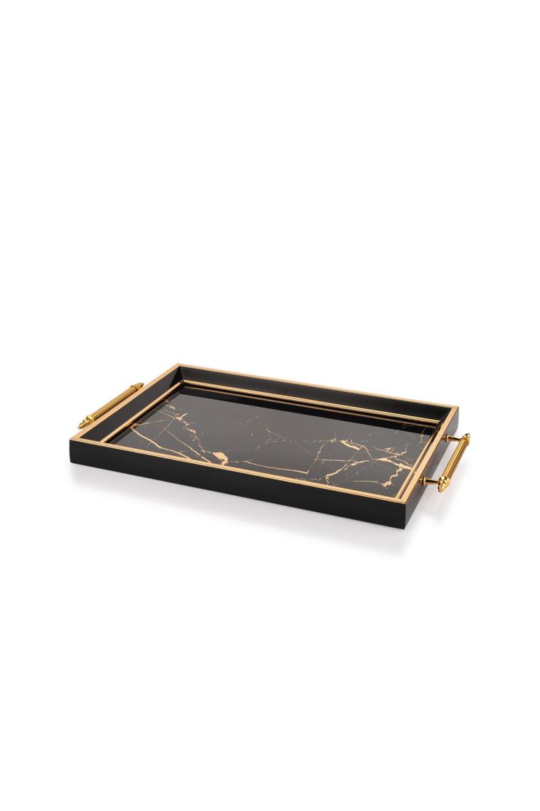 Kunst Tepsi 1 Parça-gold/siyah04