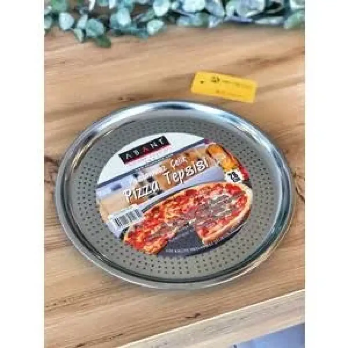 Abant Paslanmaz Çelik Pizza Tepsisi 28 cm