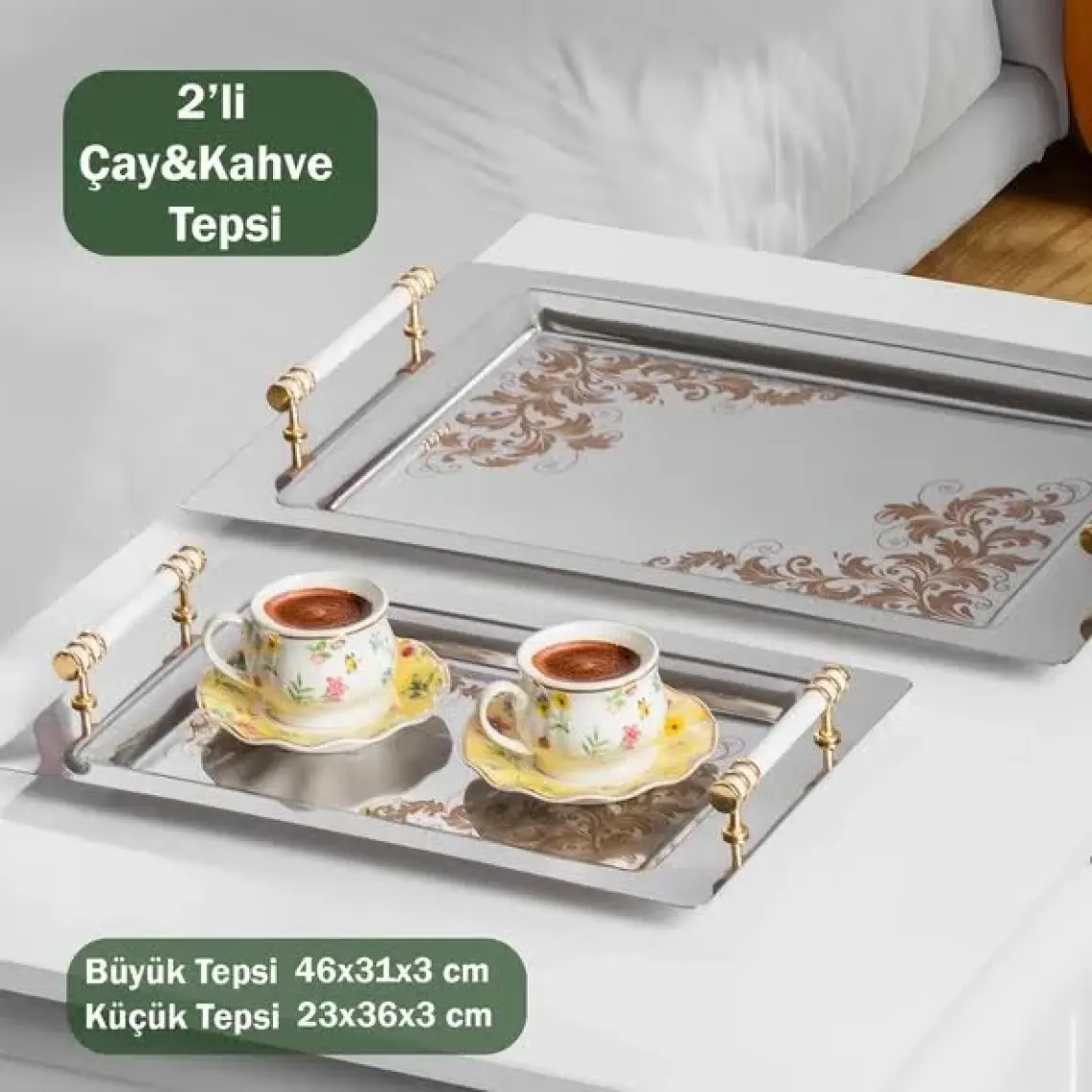 Abant Paslanmaz Çelik Pizza Tepsisi 28 cm