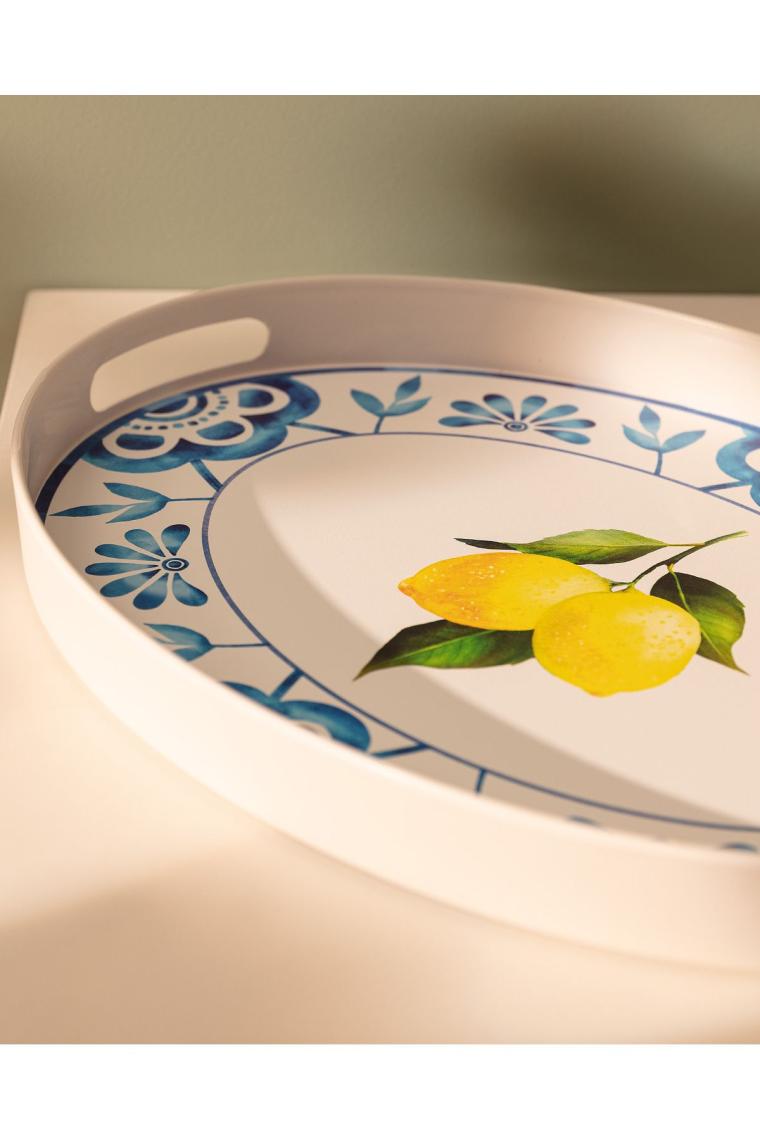 Lemoncha Oval Tepsi