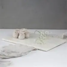 Akayev  Mermer Beyaz 30X20 cm Sunum Tabağı