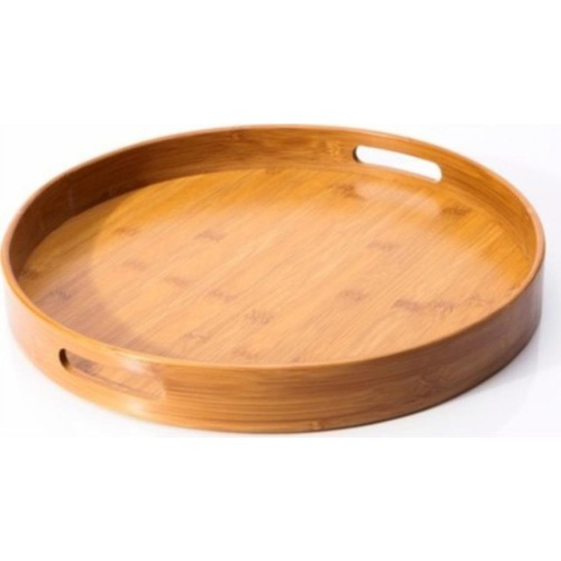Balsa Bambu 30 cm Yuvarlak Tepsi