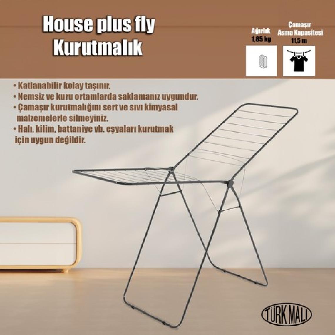 Perilla Marka Houseplus Fly Kurutmalık, Katlanır, Hafif , Dayanıklı