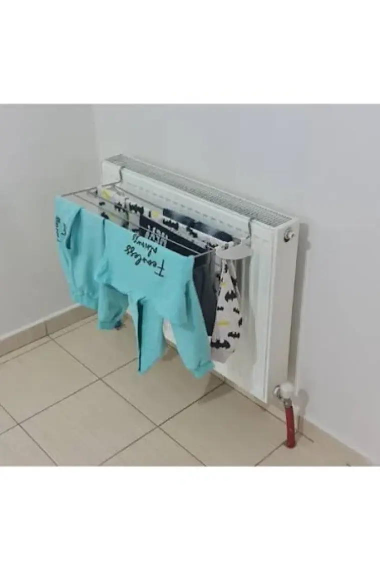 Mavi Trend Kurufer Kalorifer Çamaşır Kurutmalık Kalorifer Petek Kurutmalığı 60 cm Çamaşır Kurutmalık