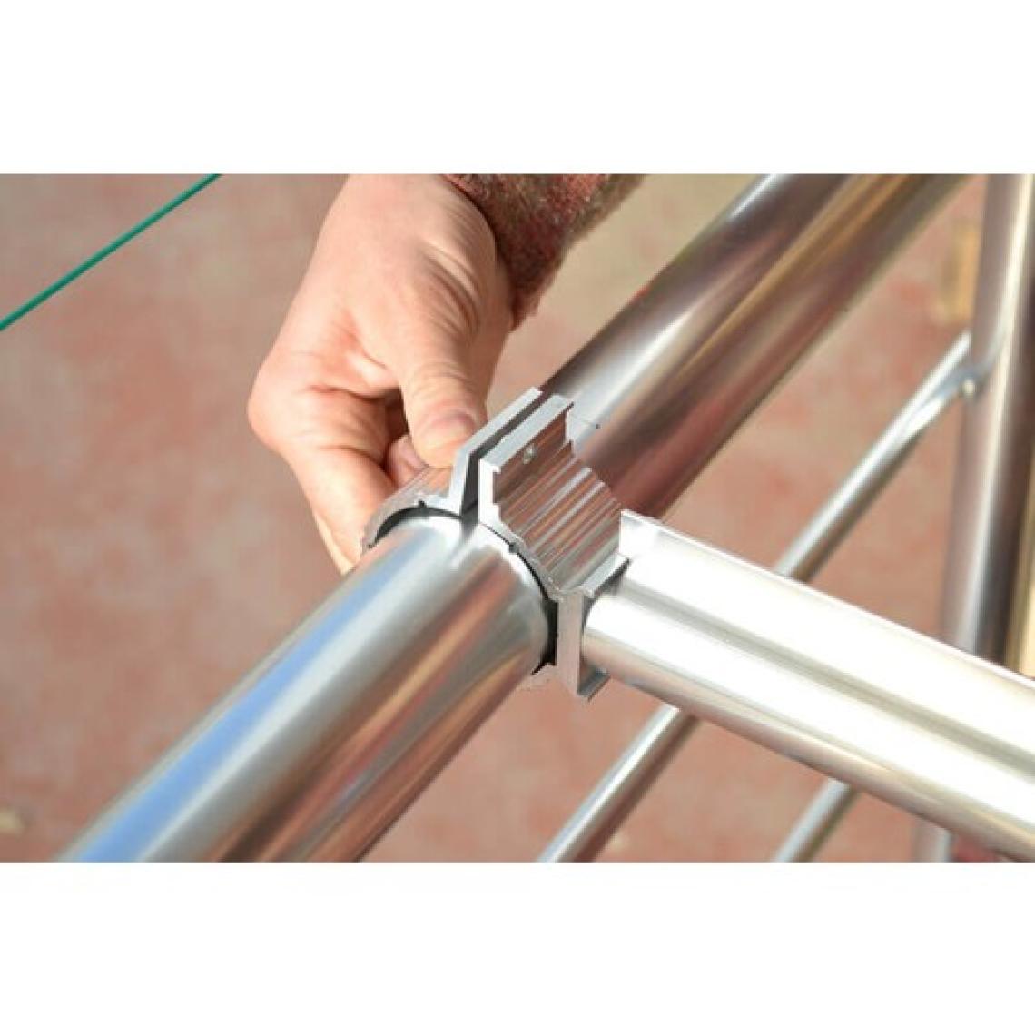 Natural Alüminyum Balkon Çamaşırlık Kurutmalık Balkon Çamaşır Askısı