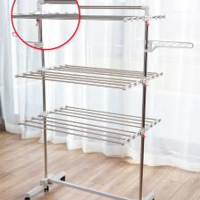 3 Katlı Çamaşırlık Tekerlekli Lüks Çamaşır Kurutma Askılığı