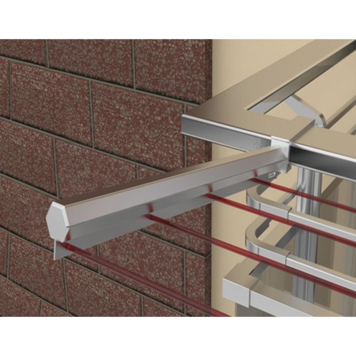 Koral Balkon Aluminyum Çamaşır Kurutma Askısı 60 x 25 cm Kare