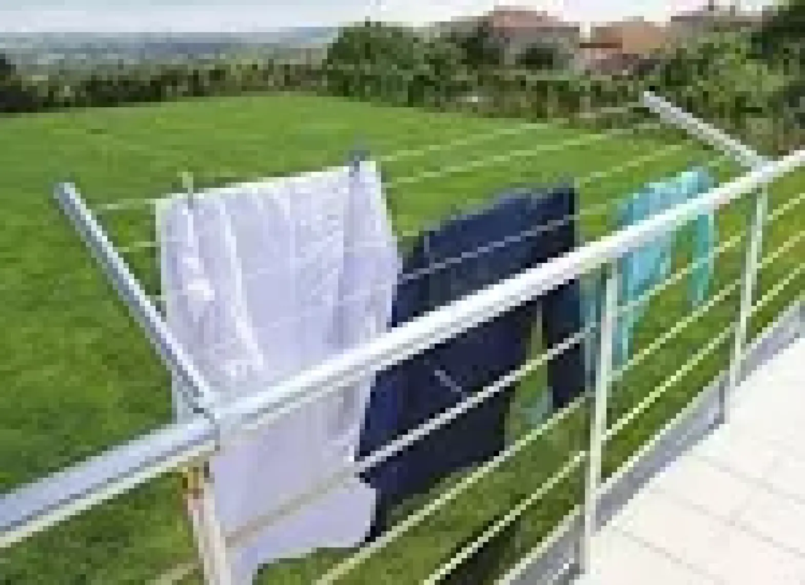 Mavi Trend Alüminyum Balkon Çamaşır Kurutmalık Balkon Çamaşır Askısı