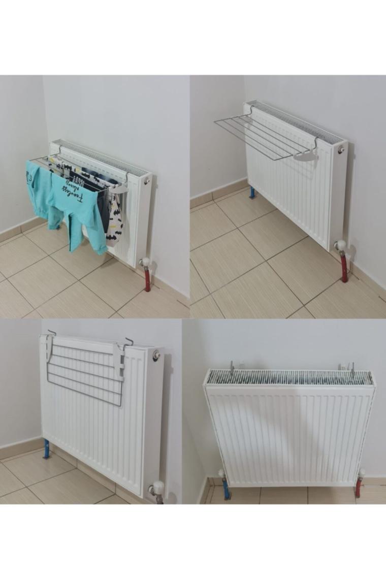 2 Adet Kurufer Petek Üstü Çamaşır Kurutmalık Kalorifer Kurutmalık