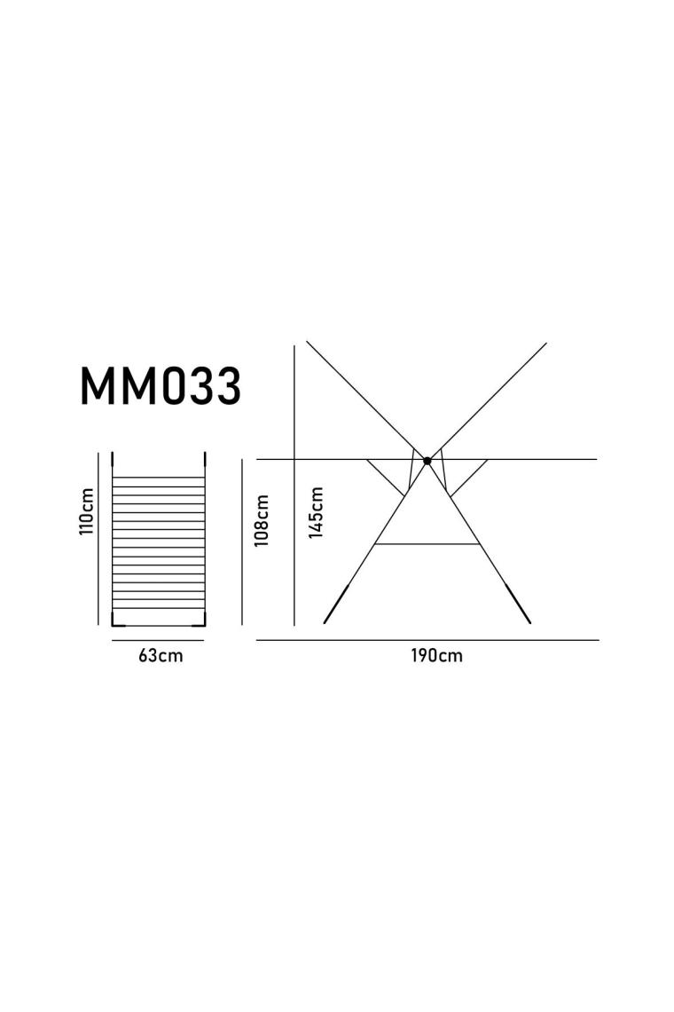 Devecioğlu Harbinger MM033 Nova Lux Çamaşır Kurutma Askısı