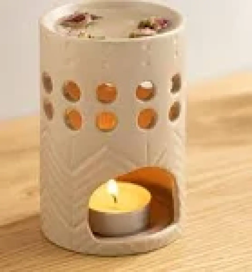 English Home Novia Seramik Buhurdanlık 8X8X12,1 cm Krem