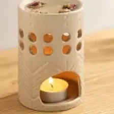 English Home Novia Seramik Buhurdanlık 8X8X12,1 cm Krem
