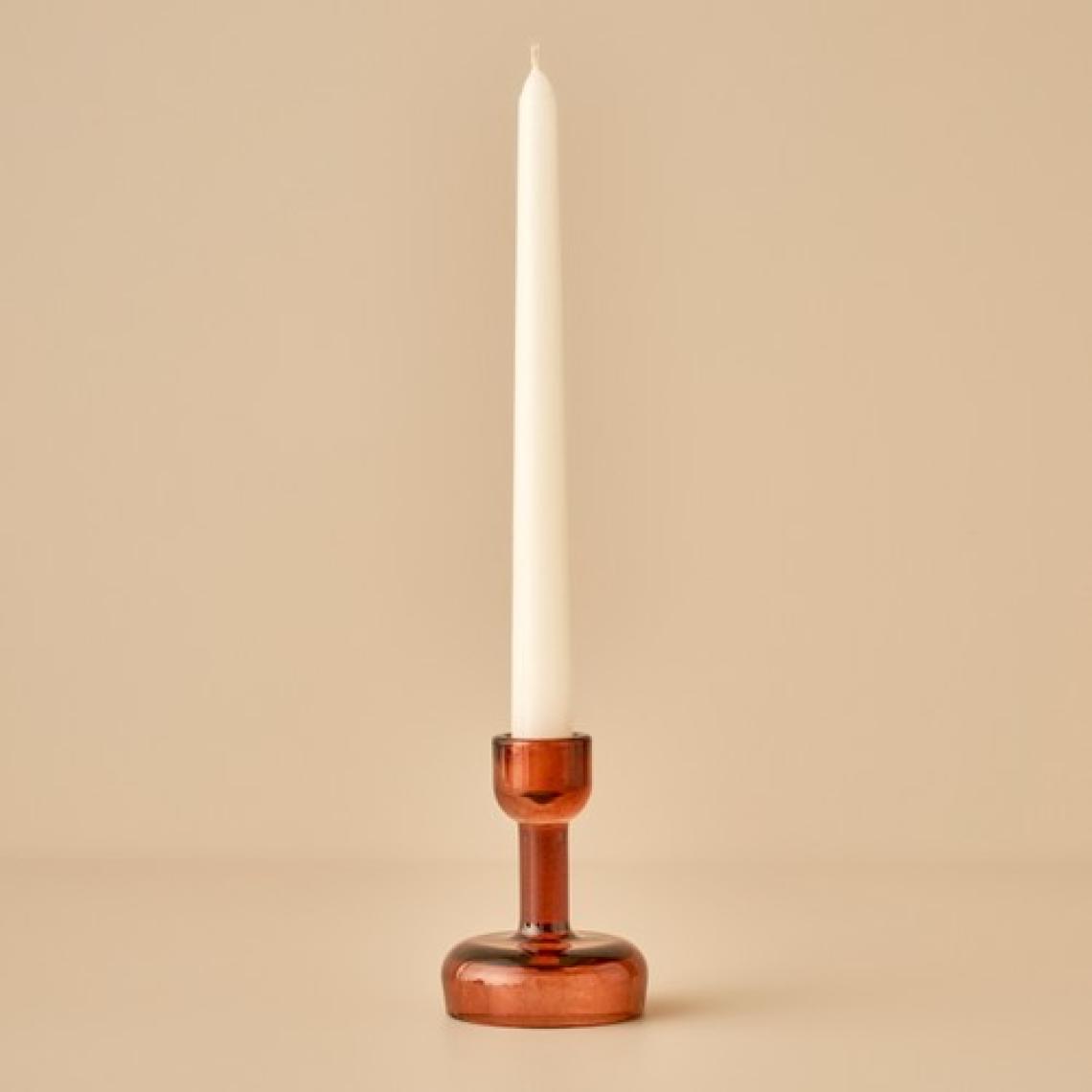 Bella Maison Miguel Mumluk Bordo (7 x 7 x 10  cm )