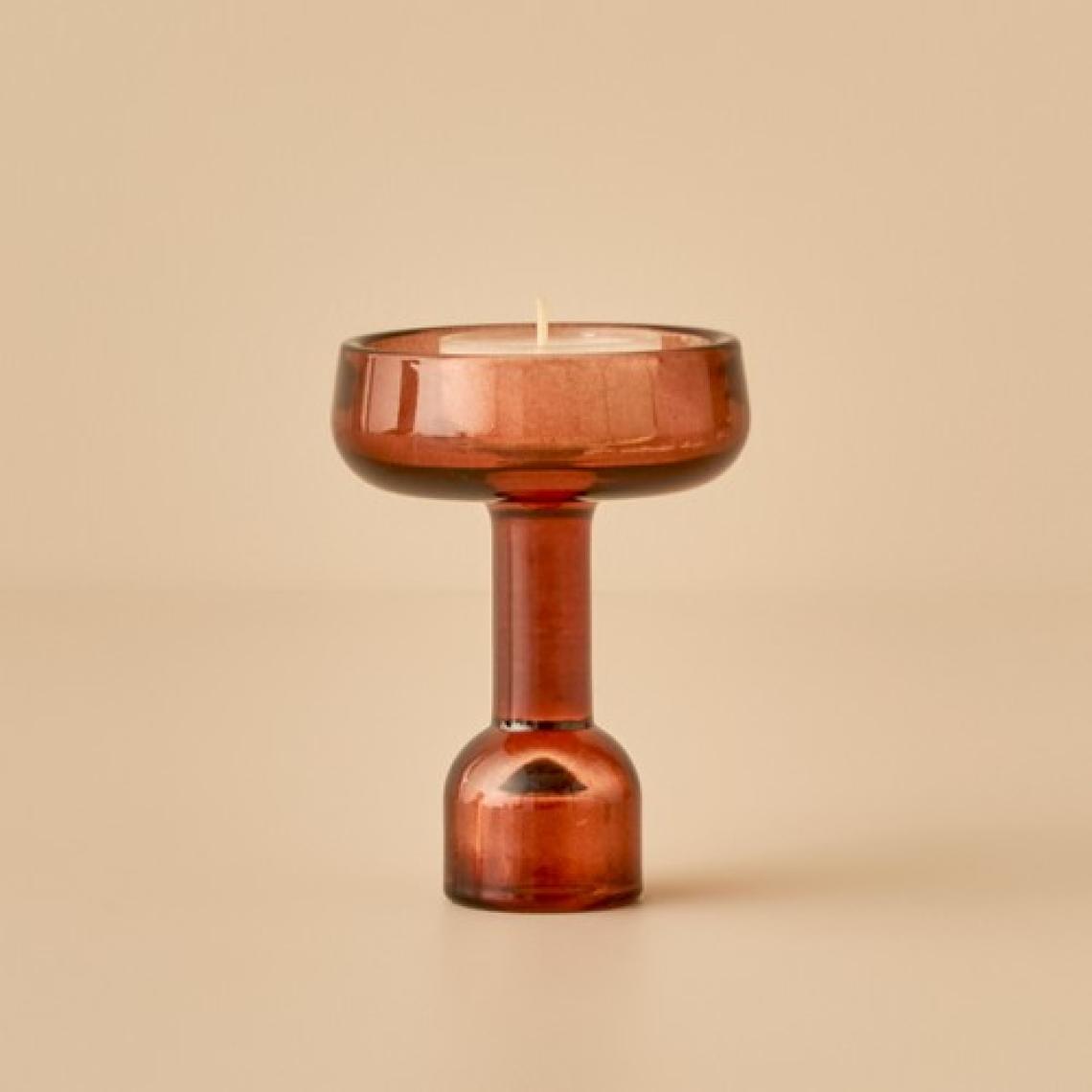 Bella Maison Miguel Mumluk Bordo (7 x 7 x 10  cm )